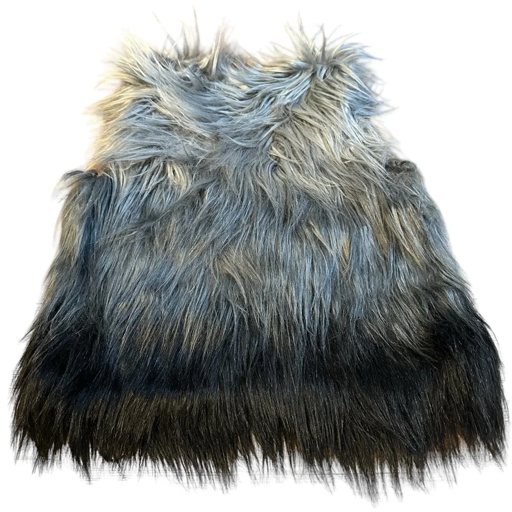 Justice Faux‎ Fur Ombré Vest Girls XL 12/14